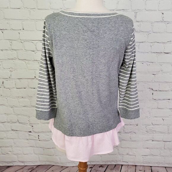 ANTHROPOLOGIE Little Yellow Button Antibes Tee - New with Tags (NWT) - M - Picture 5 of 11